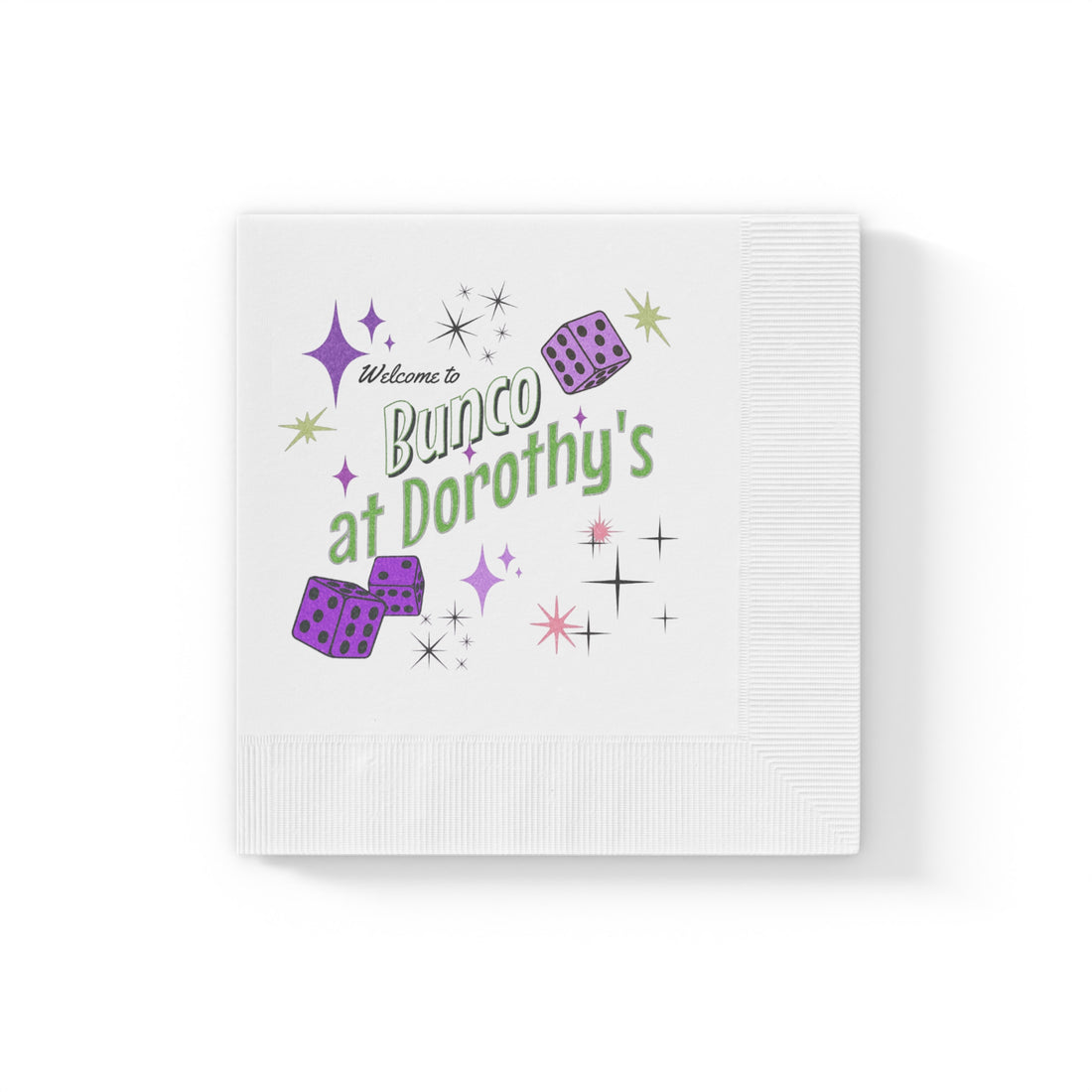 White Coined Napkins