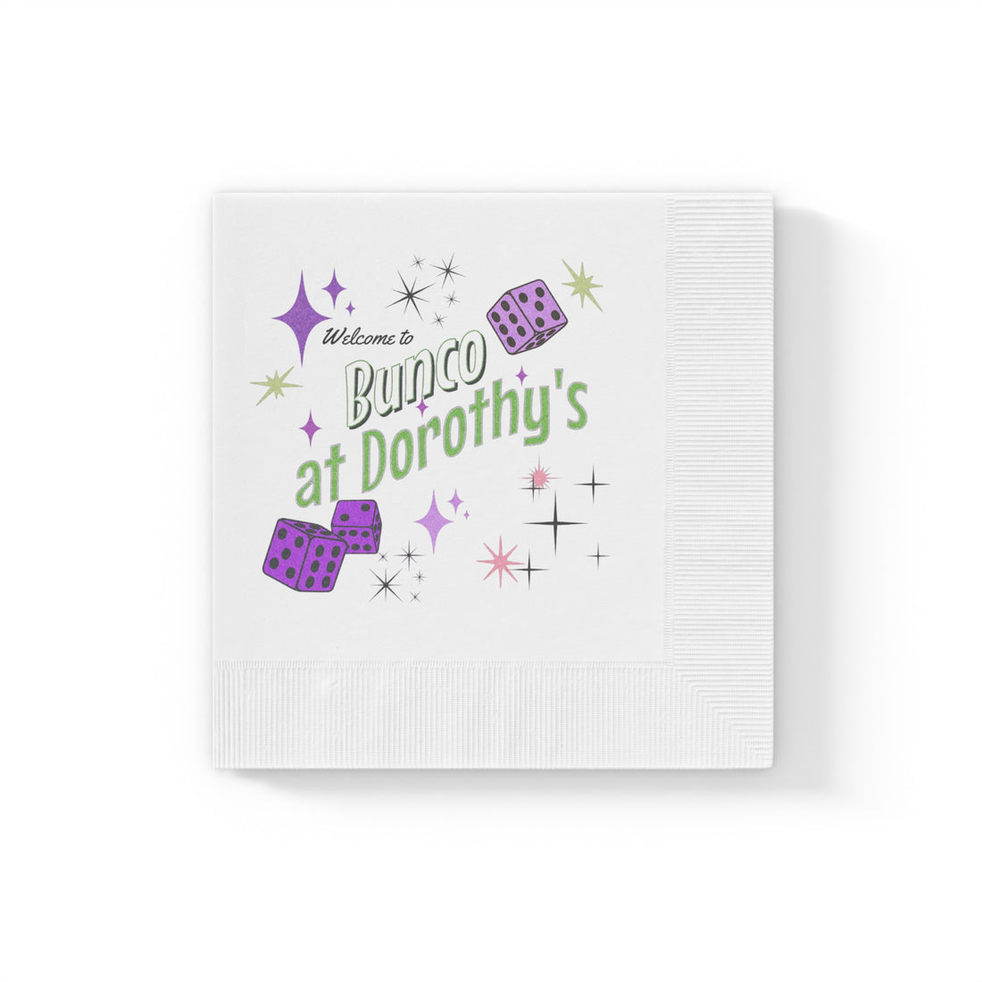 White Coined Napkins